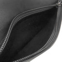 ボッテガヴェネタ BOTTEGA VENETA イントレチャート ブラック×ブラウン×カーキ レザー 長財布 黒 茶 緑 二つ折り 札入れ