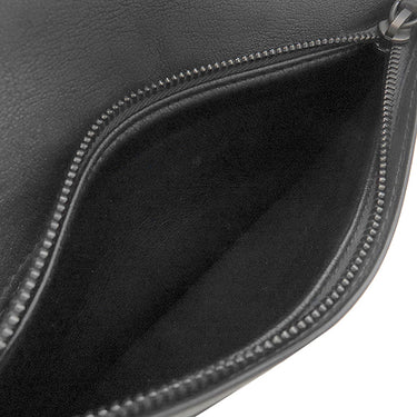 ボッテガヴェネタ BOTTEGA VENETA イントレチャート ブラック×ブラウン×カーキ レザー 長財布 黒 茶 緑 二つ折り 札入れ