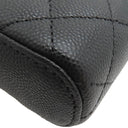シャネル CHANEL マトラッセ スモール バニティバッグ AP1466 ブラック キャビアスキン ショルダーバッグ ゴールド金具 チェーンショルダー ヴァニティ 黒