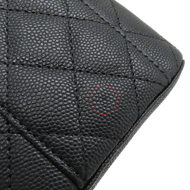 シャネル CHANEL マトラッセ スモール バニティバッグ AP1466 ブラック キャビアスキン ショルダーバッグ ゴールド金具 チェーンショルダー ヴァニティ 黒