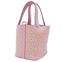 エルメス HERMES ピコタンロック ミクロ ラッキーデイジー モーヴシルベストル×キュイーブル×ブラン スイフト ハンドバッグ シルバー金具 新品 未使用