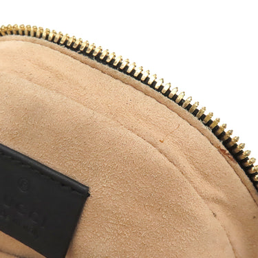 グッチ GUCCI オフィディア GG ミニ ラウンド 550618 ブラック スウェード パテントレザー ショルダーバッグ ゴールド金具 チェーンショルダー シェリーライン