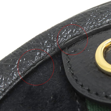 グッチ GUCCI オフィディア GG ミニ ラウンド 550618 ブラック スウェード パテントレザー ショルダーバッグ ゴールド金具 チェーンショルダー シェリーライン