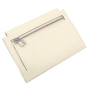 エルメス HERMES ケリーポケット コンパクト ナタ ヴォーエプソン コインケース シルバー金具 アイボリー