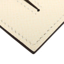 エルメス HERMES ケリーポケット コンパクト ナタ ヴォーエプソン コインケース シルバー金具 アイボリー