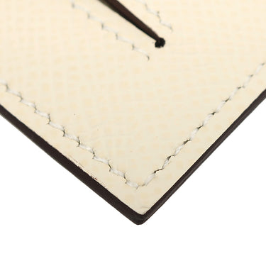 エルメス HERMES ケリーポケット コンパクト ナタ ヴォーエプソン コインケース シルバー金具 アイボリー