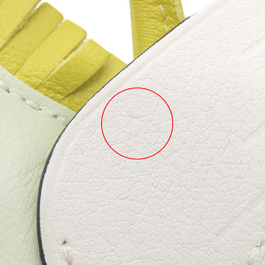 エルメス HERMES ロデオPM ペガサス ヴェールフィズ×ライム×ニューホワイト アニューミロ バッグチャーム 薄緑 黄緑 白