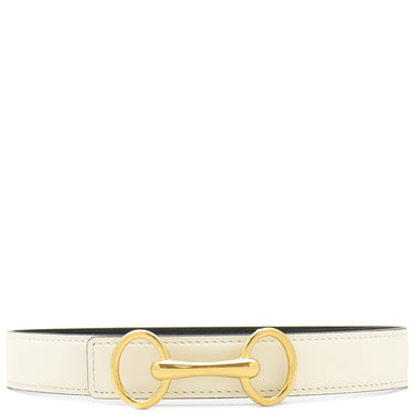 エルメス HERMES エリタージュ #85 ナタ×ブラック ヴォースイフト ヴォーエプソン #85 ベルト ゴールド金具 アイボリー 黒 リバーシブル