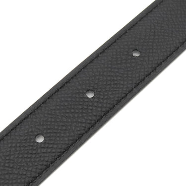 エルメス HERMES エリタージュ #85 ナタ×ブラック ヴォースイフト ヴォーエプソン #85 ベルト ゴールド金具 アイボリー 黒 リバーシブル