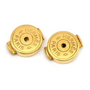 エルメス HERMES ポップアッシュ Hピアス ブラックxゴールド GP エナメル ピアス H型