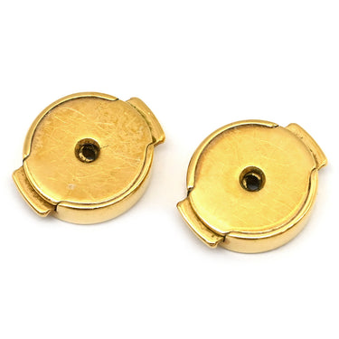 エルメス HERMES ポップアッシュ Hピアス ブラックxゴールド GP エナメル ピアス H型