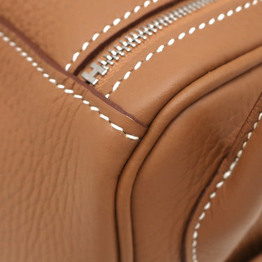 エルメス HERMES リンディ26 ゴールド トリヨンクレマンス 2WAYバッグ シルバー金具 新品 未使用 茶
