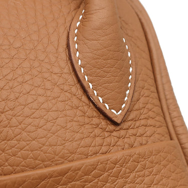 エルメス HERMES リンディ26 ゴールド トリヨンクレマンス 2WAYバッグ シルバー金具 新品 未使用 茶