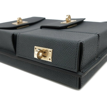 エルメス HERMES ケリー マルチポケット トゥーゴー グリミスティ ヴォーエプソン ショルダーバッグ シャンパンゴールド金具