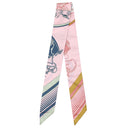 エルメス HERMES ツイリー ローズペール×ヴェール×オークル シルク スカーフ 新品 未使用【EX-LIBRIS/エクスリブリス】