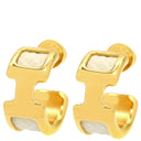 エルメス HERMES オランプ PM クレ ヴォーエプソン GP ピアス イエローゴールドプレーテッド