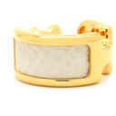 エルメス HERMES オランプ PM クレ ヴォーエプソン GP ピアス イエローゴールドプレーテッド