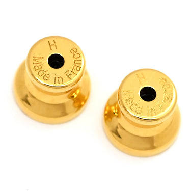 エルメス HERMES オランプ PM クレ ヴォーエプソン GP ピアス イエローゴールドプレーテッド