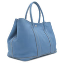 エルメス HERMES ガーデンパーティーPM アズール ネゴンダ トートバッグ シルバー金具 青 水色