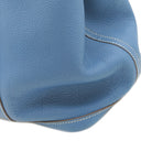 エルメス HERMES ガーデンパーティーPM アズール ネゴンダ トートバッグ シルバー金具 青 水色