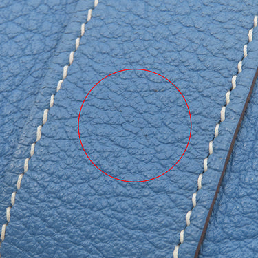 エルメス HERMES ガーデンパーティーPM アズール ネゴンダ トートバッグ シルバー金具 青 水色