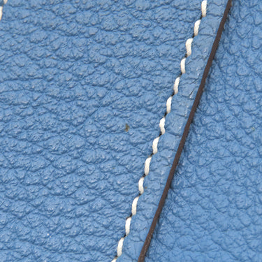 エルメス HERMES ガーデンパーティーPM アズール ネゴンダ トートバッグ シルバー金具 青 水色