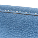 エルメス HERMES ガーデンパーティーPM アズール ネゴンダ トートバッグ シルバー金具 青 水色