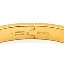 エルメス HERMES ミニ クリック ケリー イエローゴールド×クリーム GP エナメル ブレスレット エナメルブレスレット