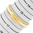 エルメス HERMES ミニ クリック ケリー イエローゴールド×クリーム GP エナメル ブレスレット エナメルブレスレット