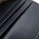 グッチ GUCCI ホースビット 1955 カードケース 621887 ベージュ×ネイビー キャンバス レザー 二つ折り財布 ゴールド金具 紺 コンパクトウォレット