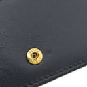 グッチ GUCCI ホースビット 1955 カードケース 621887 ベージュ×ネイビー キャンバス レザー 二つ折り財布 ゴールド金具 紺 コンパクトウォレット