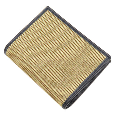 グッチ GUCCI ホースビット 1955 カードケース 621887 ベージュ×ネイビー キャンバス レザー 二つ折り財布 ゴールド金具 紺 コンパクトウォレット