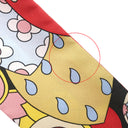 エルメス HERMES ツイリー ルージュ×エベンヌ×マルチカラー シルク スカーフ 【LES MURMURES DE LA FORET/森のささやき】