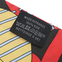 エルメス HERMES ツイリー ルージュ×エベンヌ×マルチカラー シルク スカーフ 【LES MURMURES DE LA FORET/森のささやき】