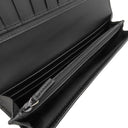 グッチ GUCCI グッチシマ 431727 ブラック レザー 長財布 シルバー金具 黒