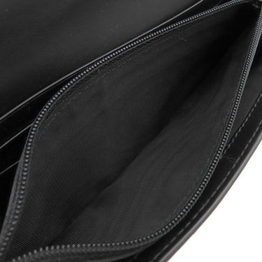 グッチ GUCCI グッチシマ 431727 ブラック レザー 長財布 シルバー金具 黒