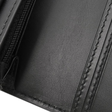 グッチ GUCCI グッチシマ 431727 ブラック レザー 長財布 シルバー金具 黒