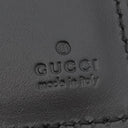 グッチ GUCCI グッチシマ 431727 ブラック レザー 長財布 シルバー金具 黒