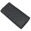 グッチ GUCCI グッチシマ 431727 ブラック レザー 長財布 シルバー金具 黒