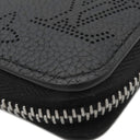 ルイヴィトン LOUIS VUITTON ジッピー ウォレット M61867 ノワール モノグラムマヒナ 長財布 シルバー金具 黒 ラウンドファスナー