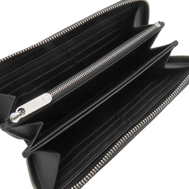 ルイヴィトン LOUIS VUITTON ジッピー ウォレット M61867 ノワール モノグラムマヒナ 長財布 シルバー金具 黒 ラウンドファスナー