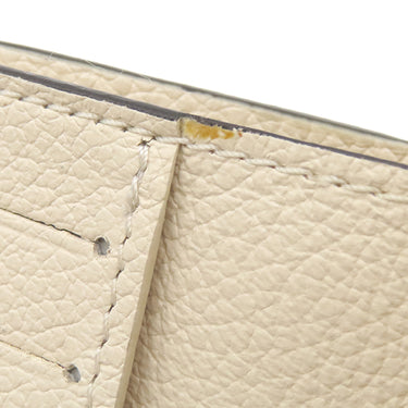 ルイヴィトン LOUIS VUITTON ポルトフォイユ メティス コンパクト M81071 クレーム モノグラムアンプラントレザー 三つ折り財布 ゴールド金具 白 オフホワイト