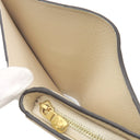 ルイヴィトン LOUIS VUITTON ポルトフォイユ メティス コンパクト M81071 クレーム モノグラムアンプラントレザー 三つ折り財布 ゴールド金具 白 オフホワイト