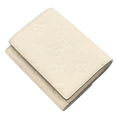 ルイヴィトン LOUIS VUITTON ポルトフォイユ メティス コンパクト M81071 クレーム モノグラムアンプラントレザー 三つ折り財布 ゴールド金具 白 オフホワイト
