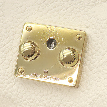 ルイヴィトン LOUIS VUITTON ポルトフォイユ メティス コンパクト M81071 クレーム モノグラムアンプラントレザー 三つ折り財布 ゴールド金具 白 オフホワイト