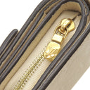 ルイヴィトン LOUIS VUITTON ポルトフォイユ メティス コンパクト M81071 クレーム モノグラムアンプラントレザー 三つ折り財布 ゴールド金具 白 オフホワイト