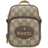 グッチ GUCCI ネオ ヴィンテージ 658556 ベージュ×エボニー GGスプリームキャンバス ショルダーバッグ ヴィンテージ金具