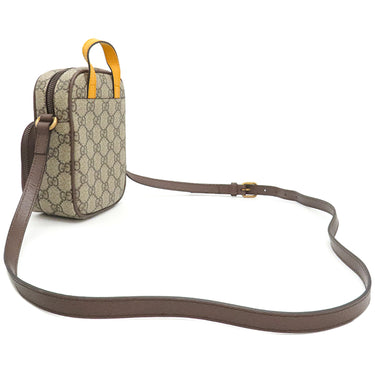 グッチ GUCCI ネオ ヴィンテージ 658556 ベージュ×エボニー GGスプリームキャンバス ショルダーバッグ ヴィンテージ金具