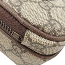 グッチ GUCCI ネオ ヴィンテージ 658556 ベージュ×エボニー GGスプリームキャンバス ショルダーバッグ ヴィンテージ金具