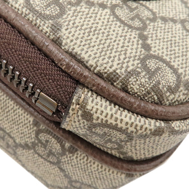 グッチ GUCCI ネオ ヴィンテージ 658556 ベージュ×エボニー GGスプリームキャンバス ショルダーバッグ ヴィンテージ金具